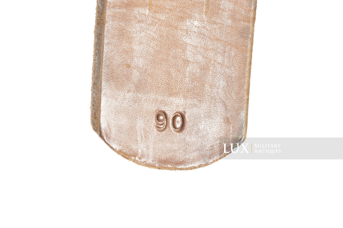 Mid-war Heer / Waffen-SS leather belt, « 1942 » - photo 14