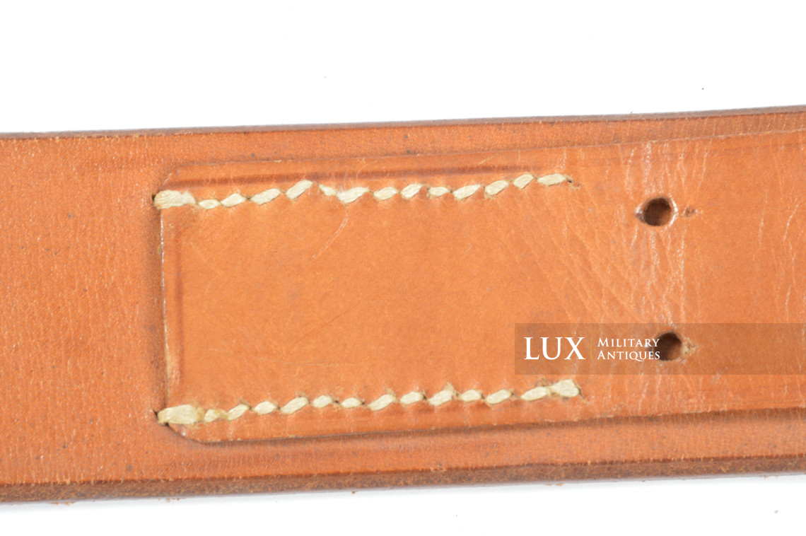 Cuir de ceinturon allemand précoce en cuir brun, « 1938 » - photo 15