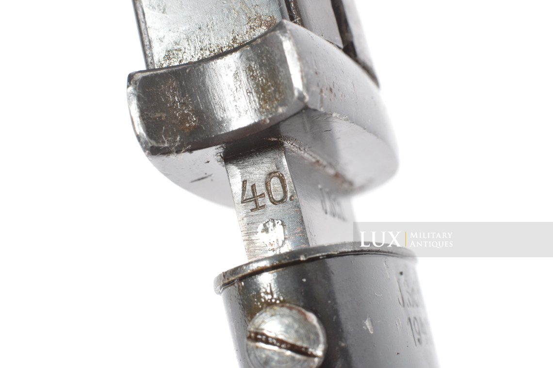Baïonnette allemande 98k précoce, « J.SCH.1940 » - photo 27