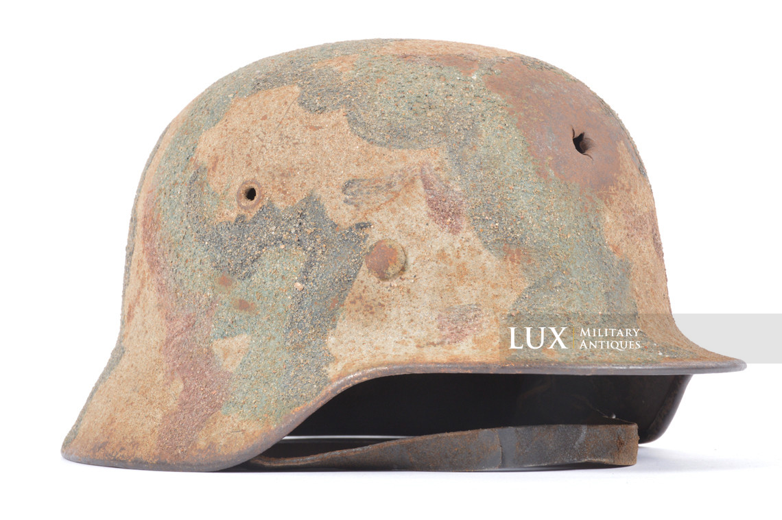 Casque M40 Heer camouflage trois tons texturé, « Kustenartillerie » - photo 9