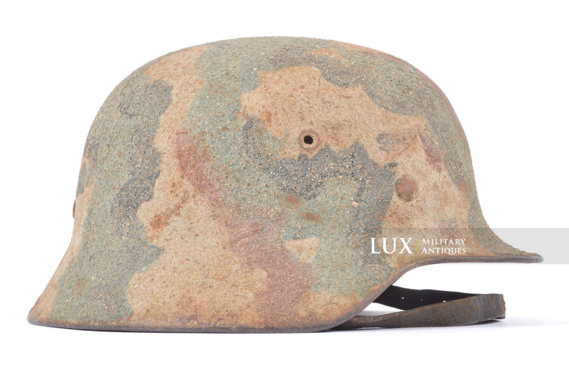 Casque M40 Heer camouflage trois tons texturé, « Kustenartillerie » - photo 10