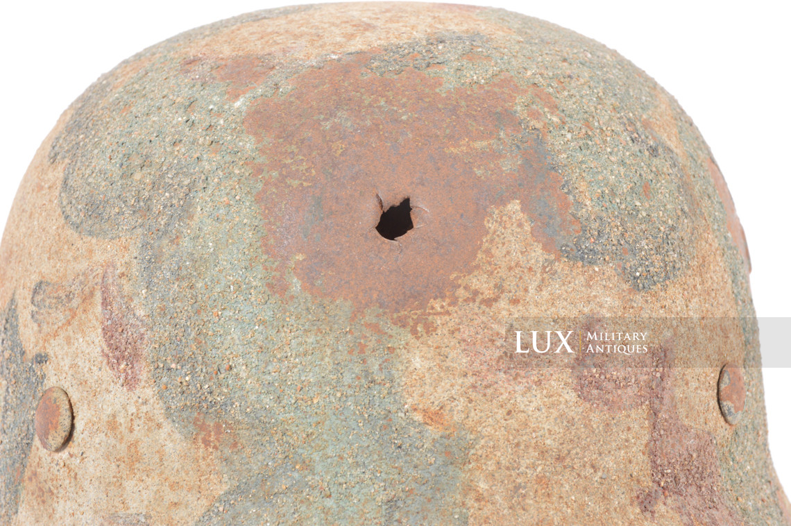Casque M40 Heer camouflage trois tons texturé, « Kustenartillerie » - photo 22