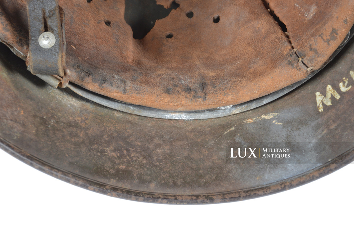 Casque M40 Heer camouflage trois tons texturé, « Kustenartillerie » - photo 49
