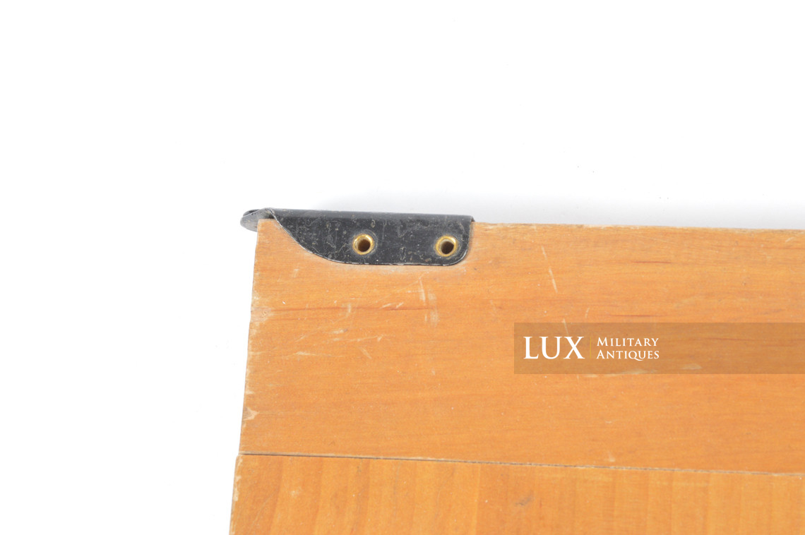 Porte carte pliant en bois pour officier allemand - photo 9