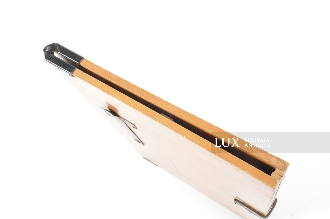 Porte carte pliant en bois pour officier allemand - photo 18