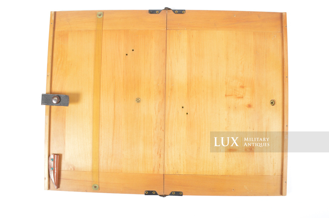 Porte carte pliant en bois pour officier allemand - photo 19