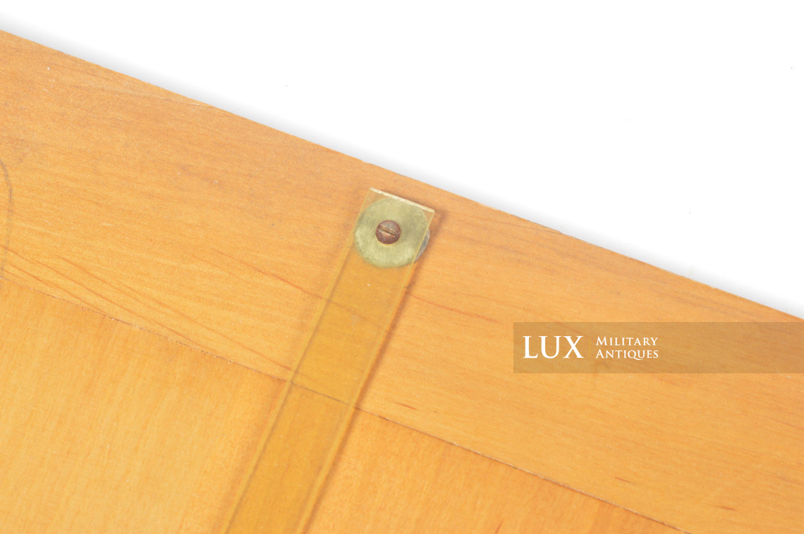 Porte carte pliant en bois pour officier allemand - photo 22