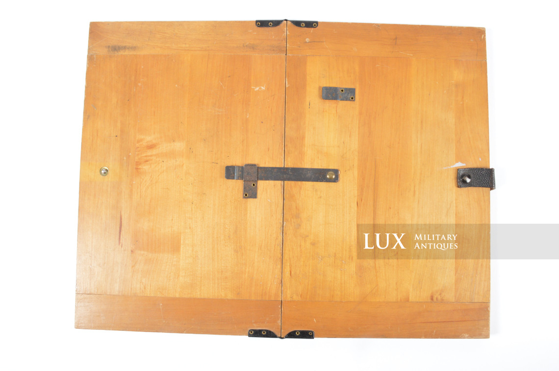 Porte carte pliant en bois pour officier allemand - photo 24