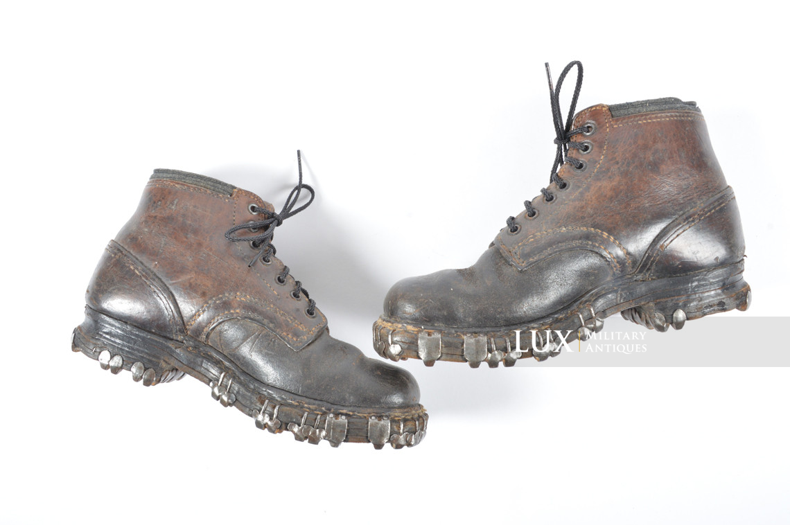 Paire de brodequins allemands des troupes de montagne, « RBNr » - photo 7