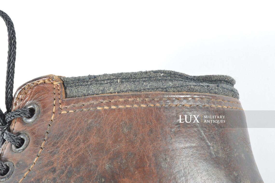 Paire de brodequins allemands des troupes de montagne, « RBNr » - photo 15