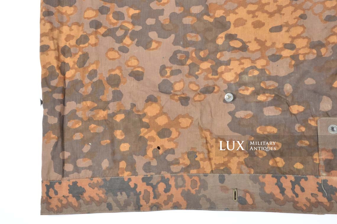 Late-war Waffen-SS camouflage shelter quarter / poncho, « plane tree 5 » - photo 28