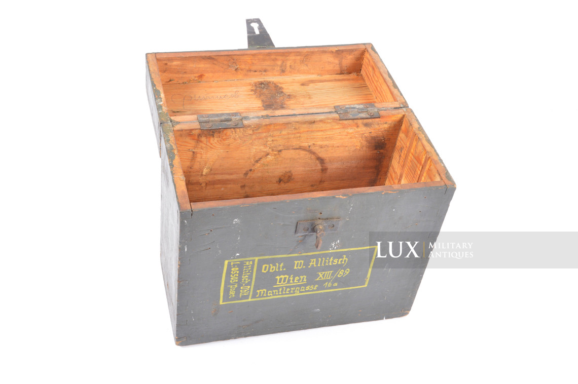 Caisse à munition Tchèque récupéré par un officer Luftwaffe - photo 14