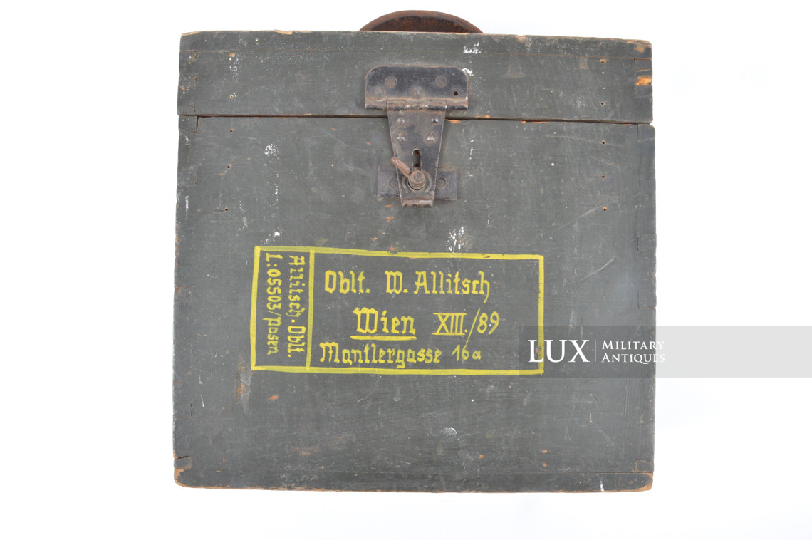 Caisse à munition Tchèque récupéré par un officer Luftwaffe - photo 8
