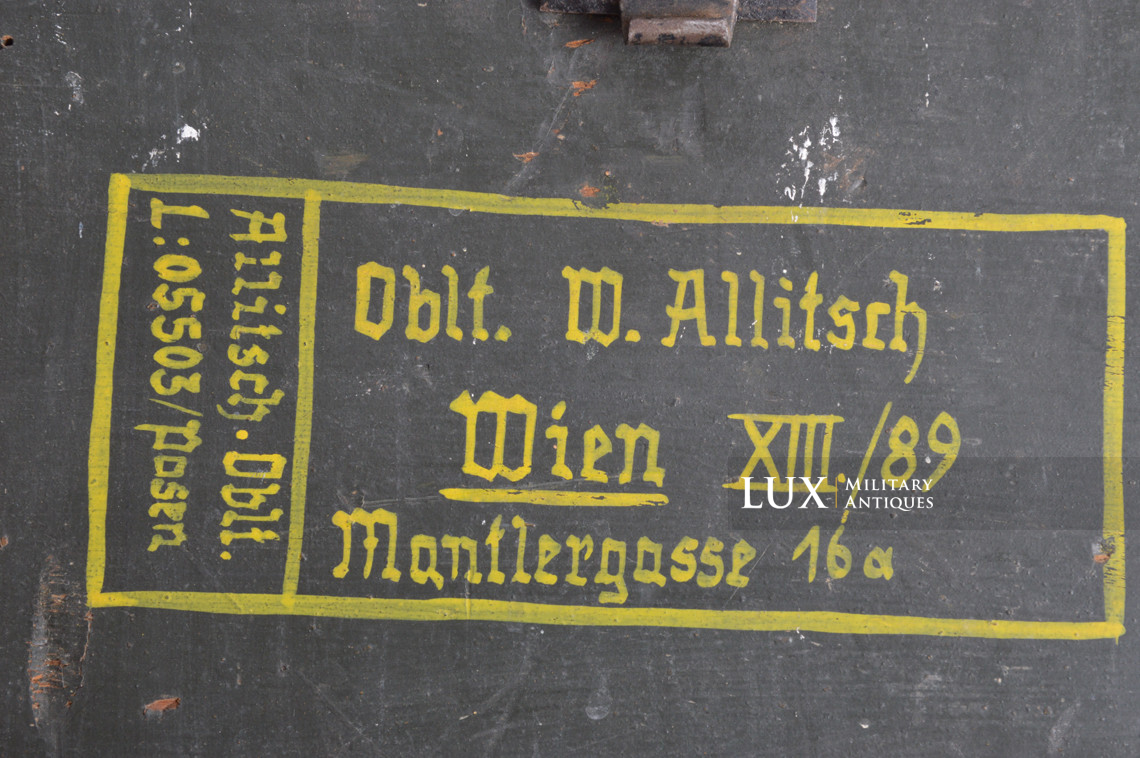 Caisse à munition Tchèque récupéré par un officer Luftwaffe - photo 9