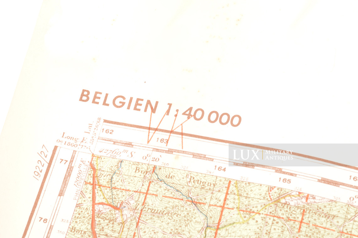 German Army map, « Belgium - Gedinne » - photo 7