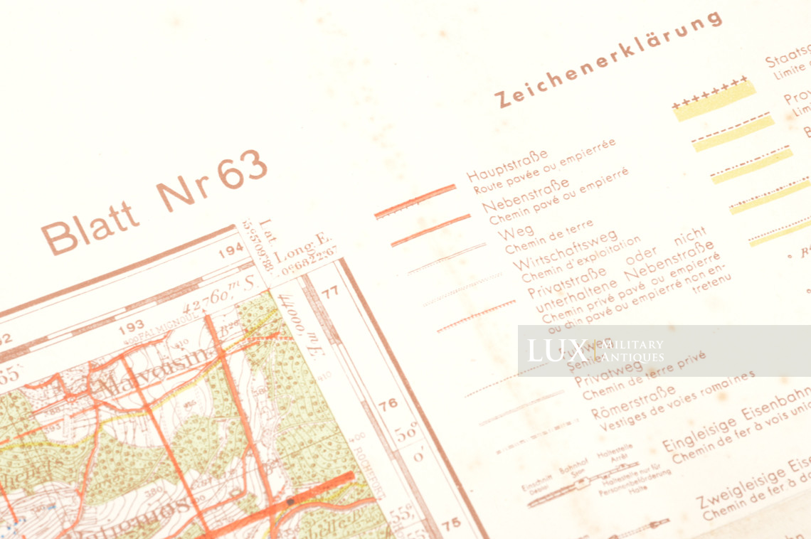 German Army map, « Belgium - Gedinne » - photo 10