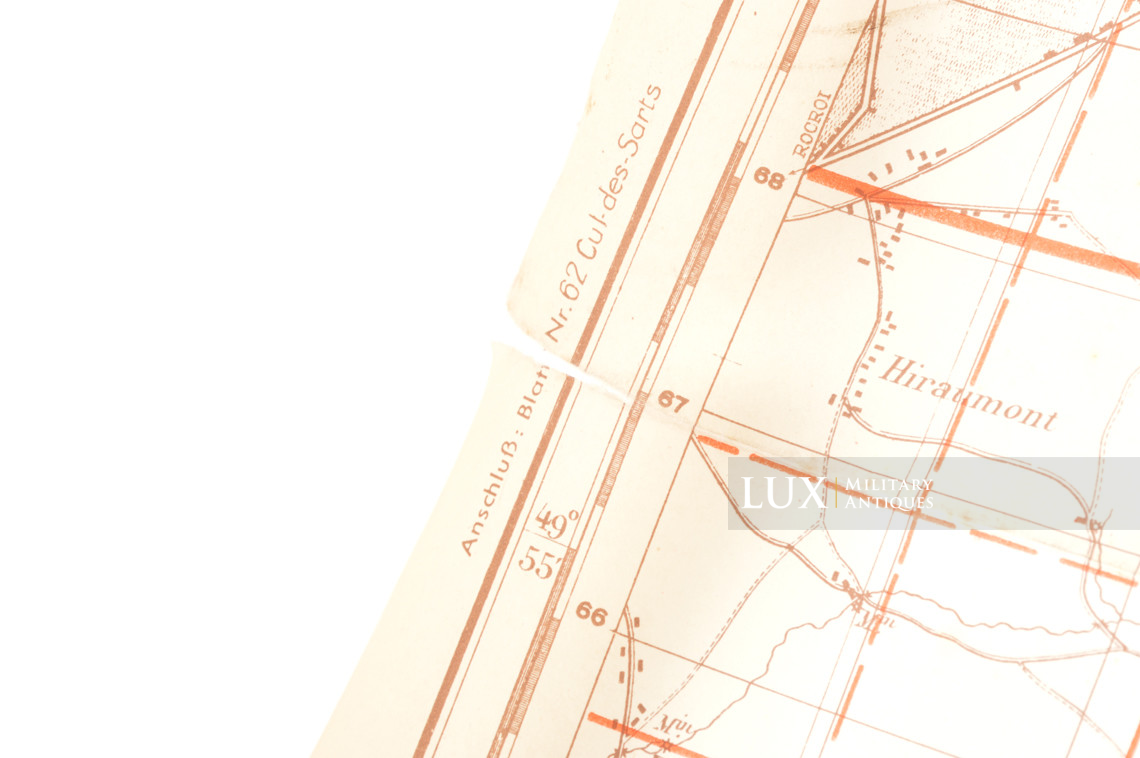 German Army map, « Belgium - Gedinne » - photo 14