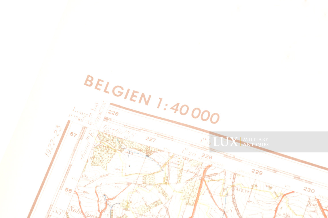 German Army map, « Belgium - Arlon » - photo 7