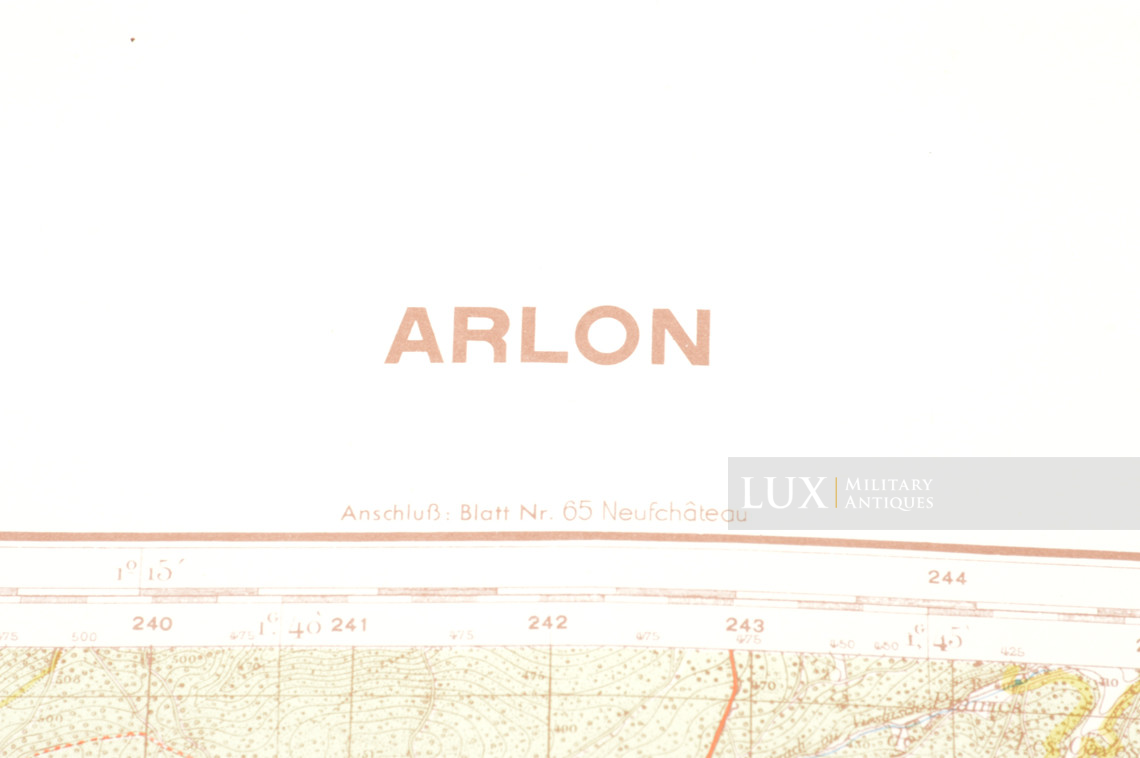 German Army map, « Belgium - Arlon » - photo 8