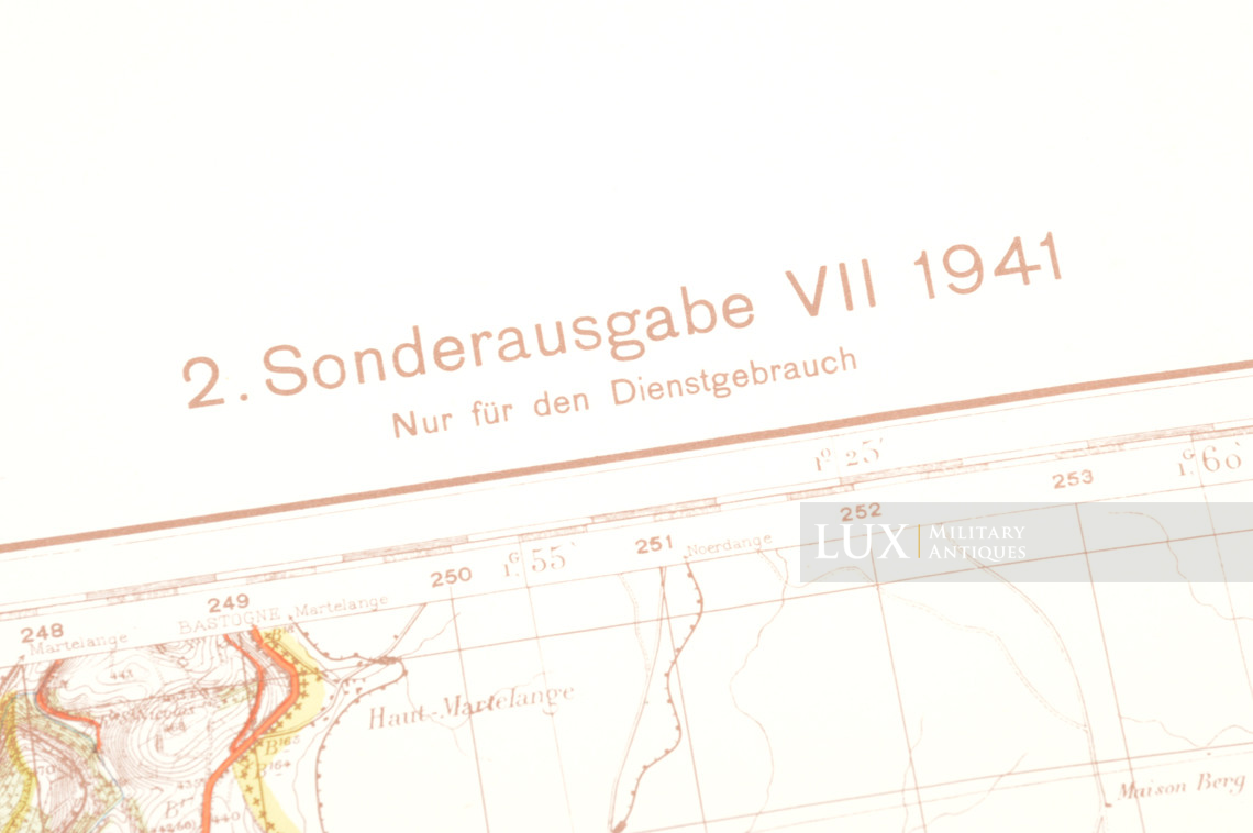 German Army map, « Belgium - Arlon » - photo 9