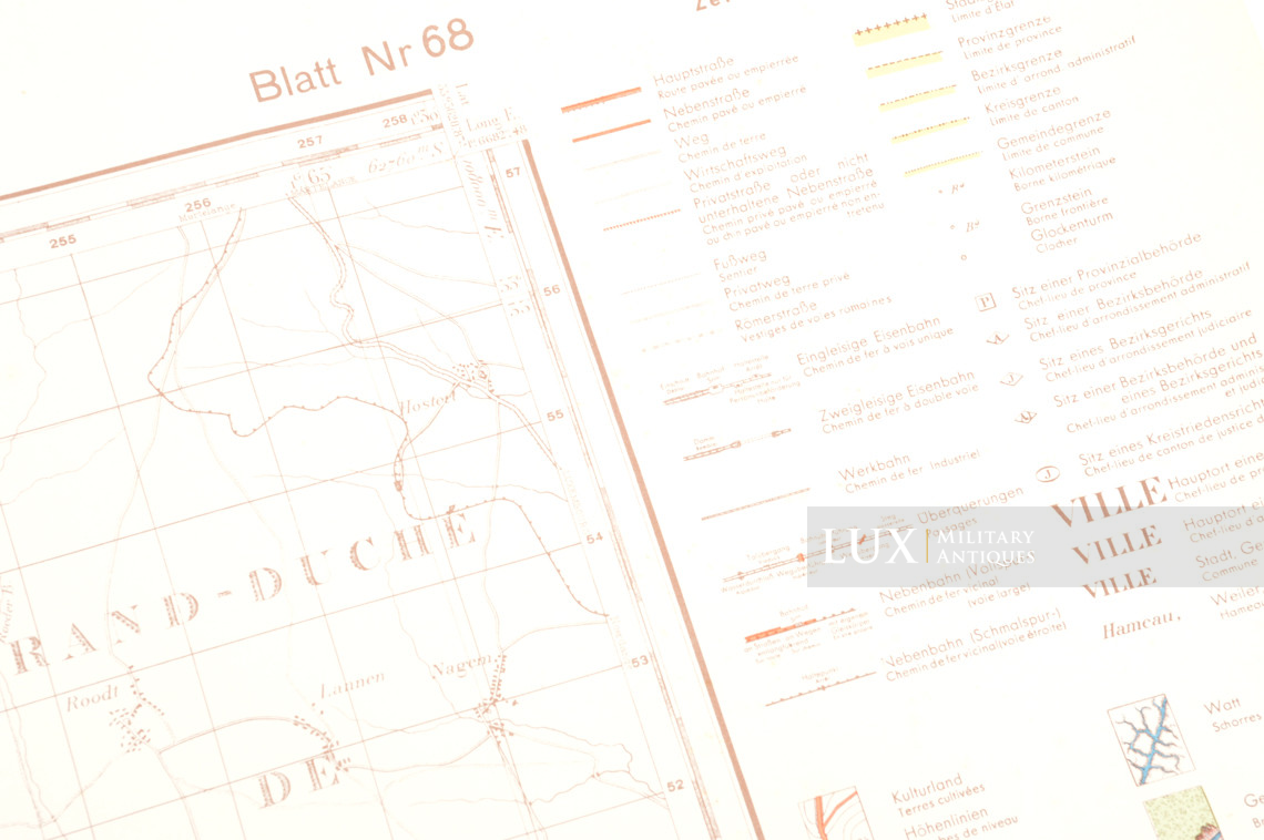German Army map, « Belgium - Arlon » - photo 10