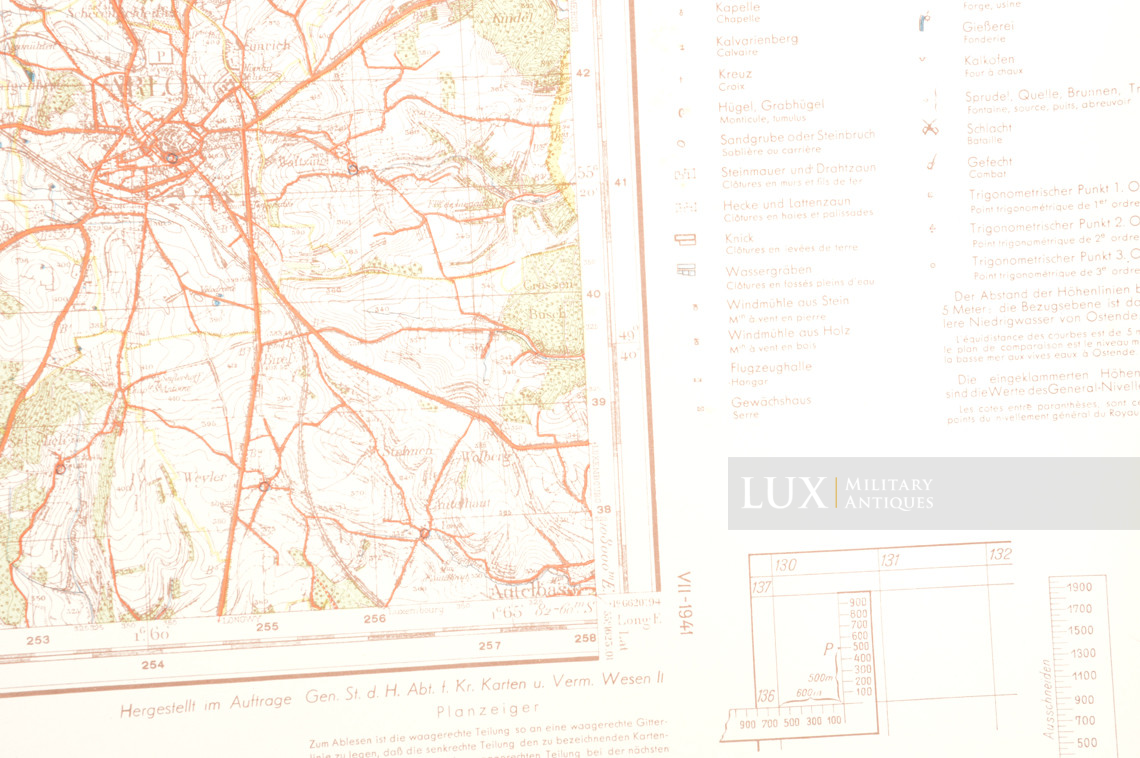 German Army map, « Belgium - Arlon » - photo 11