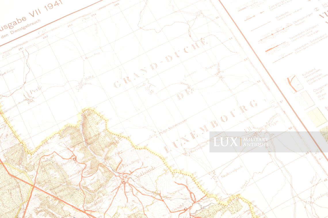 German Army map, « Belgium - Arlon » - photo 14
