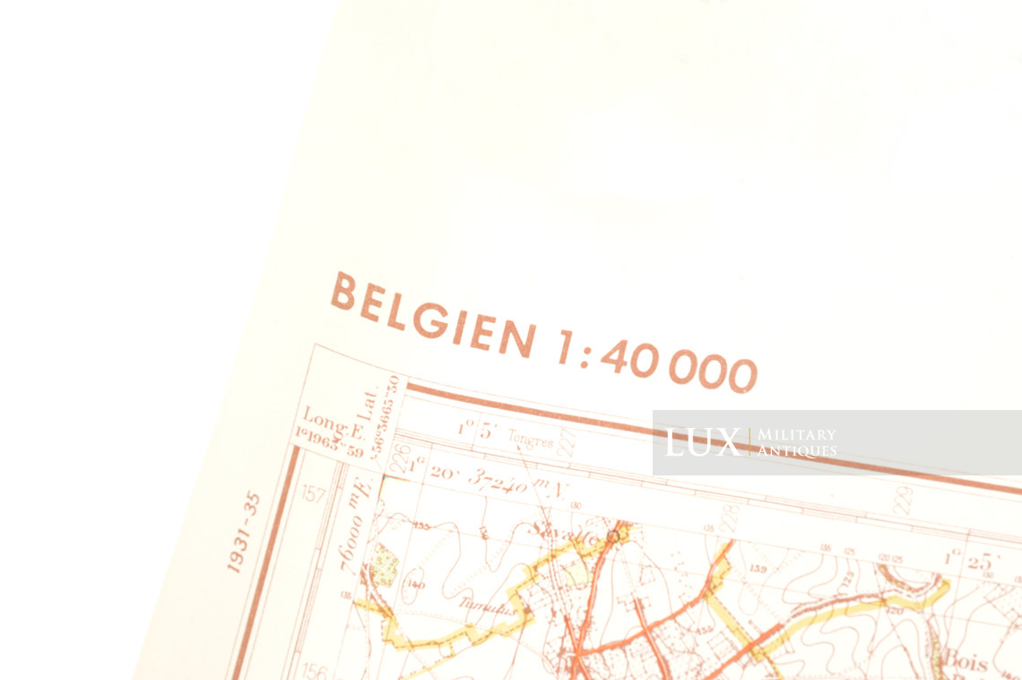 Carte militaire allemande, « Belgique - Liège » - photo 7