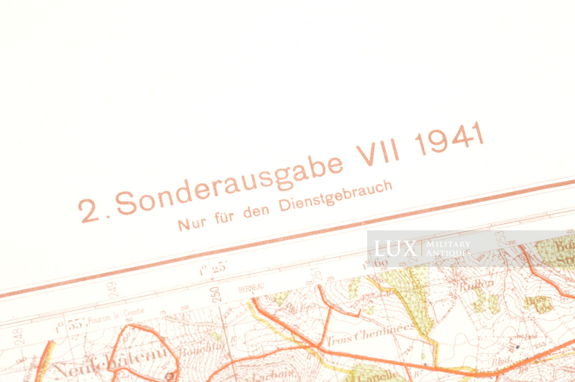 Carte militaire allemande, « Belgique - Liège » - photo 9