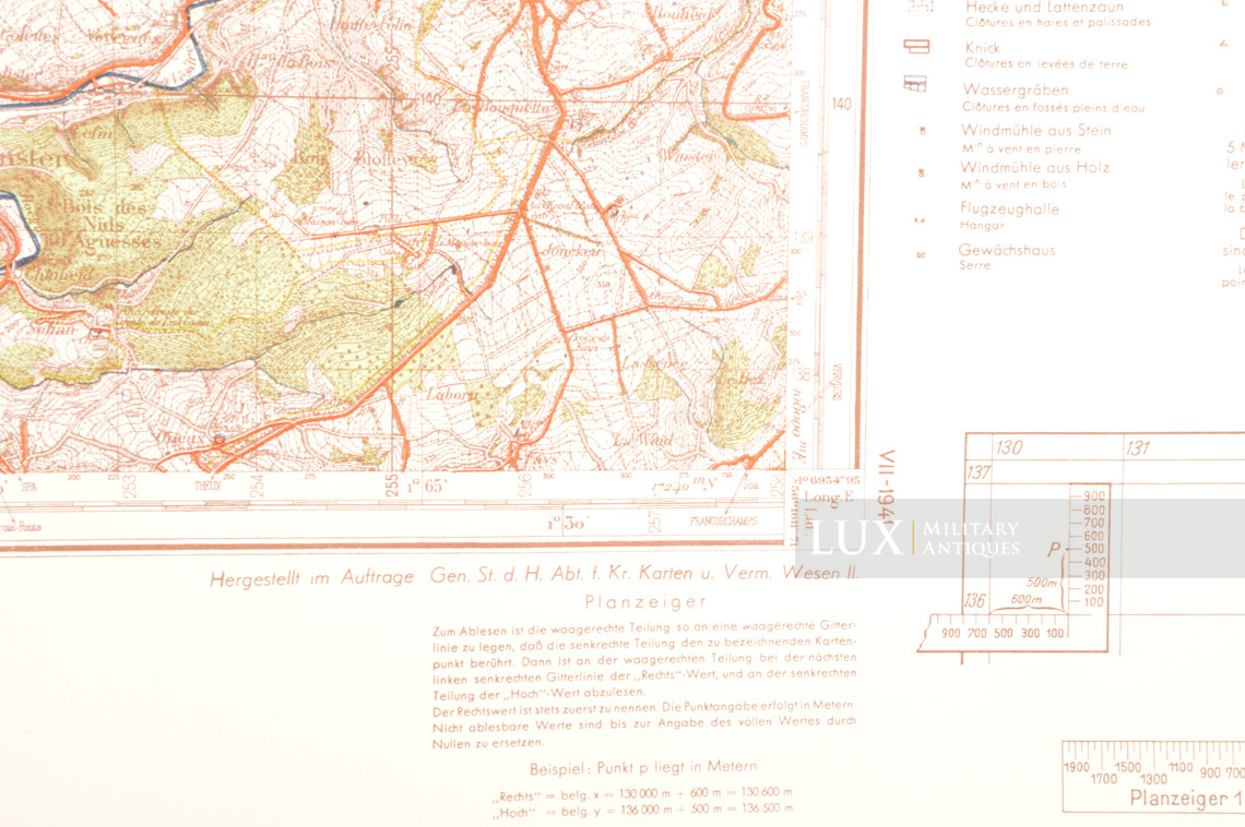 Carte militaire allemande, « Belgique - Liège » - photo 11