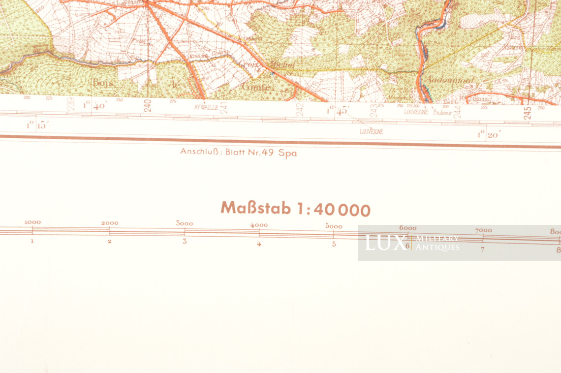 Carte militaire allemande, « Belgique - Liège » - photo 12