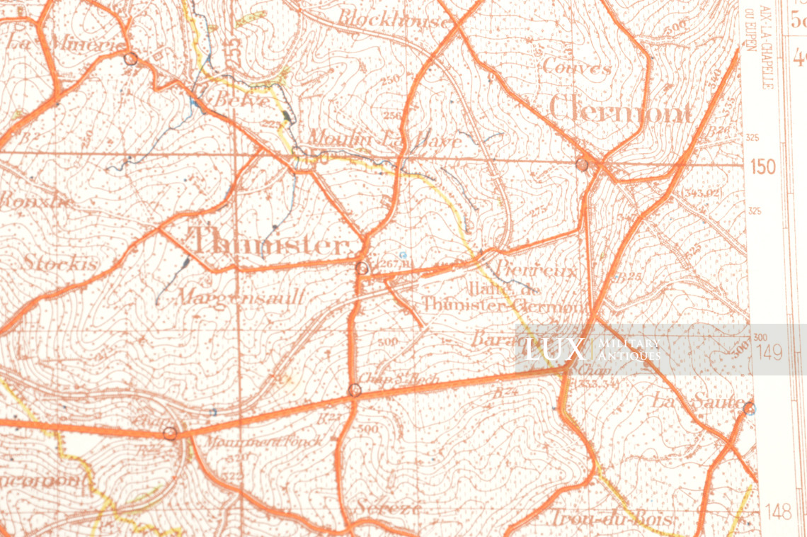 Carte militaire allemande, « Belgique - Liège » - photo 17