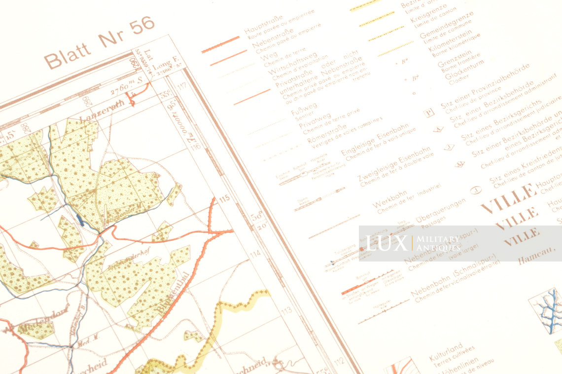 German Army map, Kampfgruppe Hansen, « Belgium - Vielsalm » - photo 11