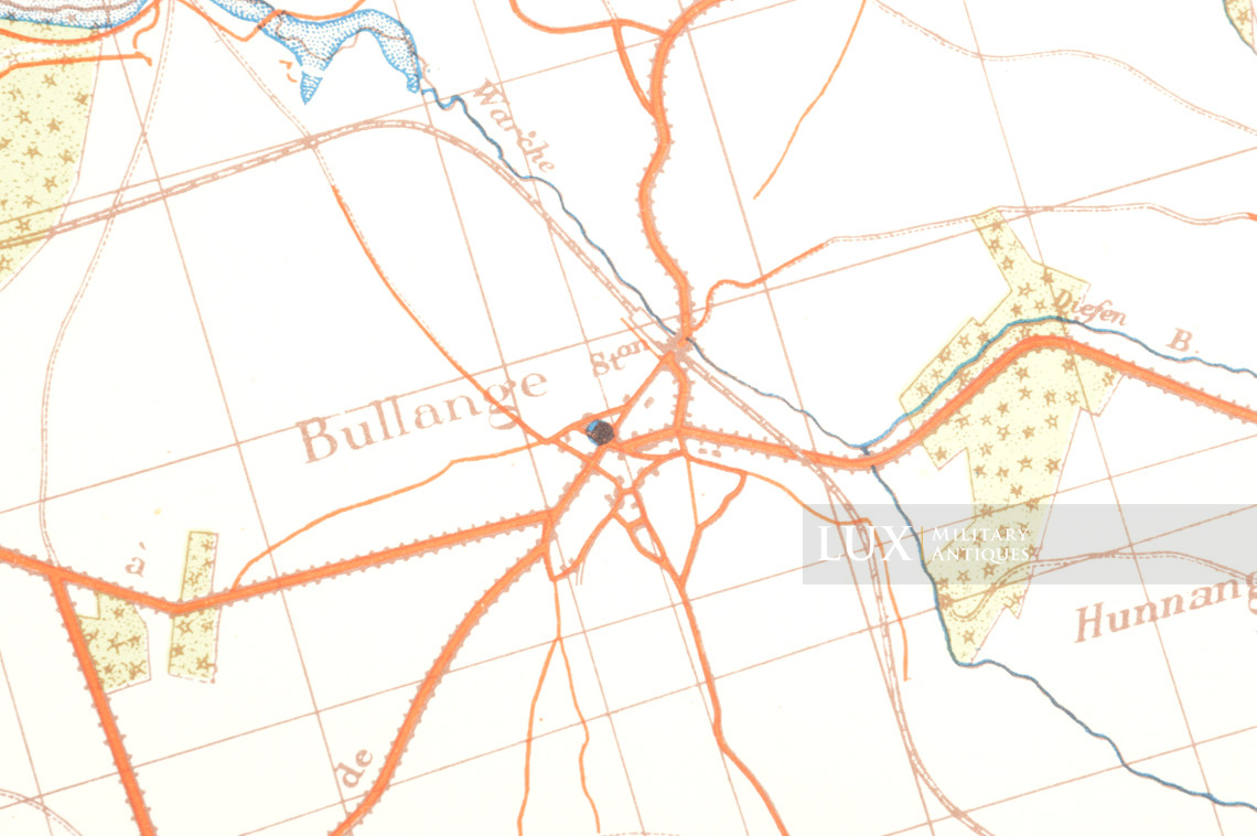 German Army map, Kampfgruppe Peiper, « Belgium - Stavelot » - photo 17