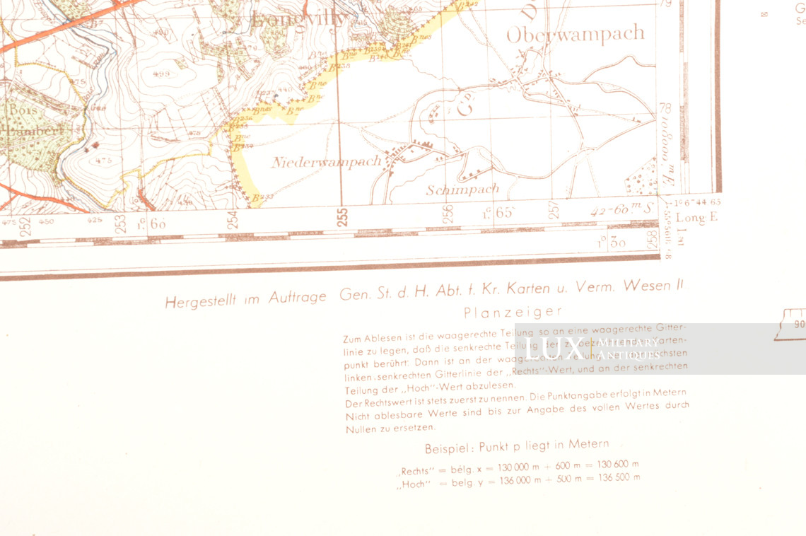 Carte militaire allemande, « Belgique - La Roche » - photo 11