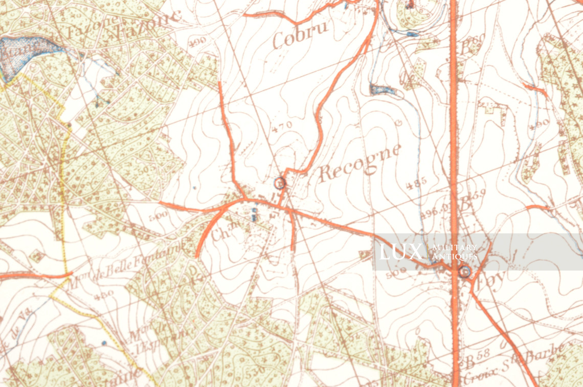 Carte militaire allemande, « Belgique - La Roche » - photo 18