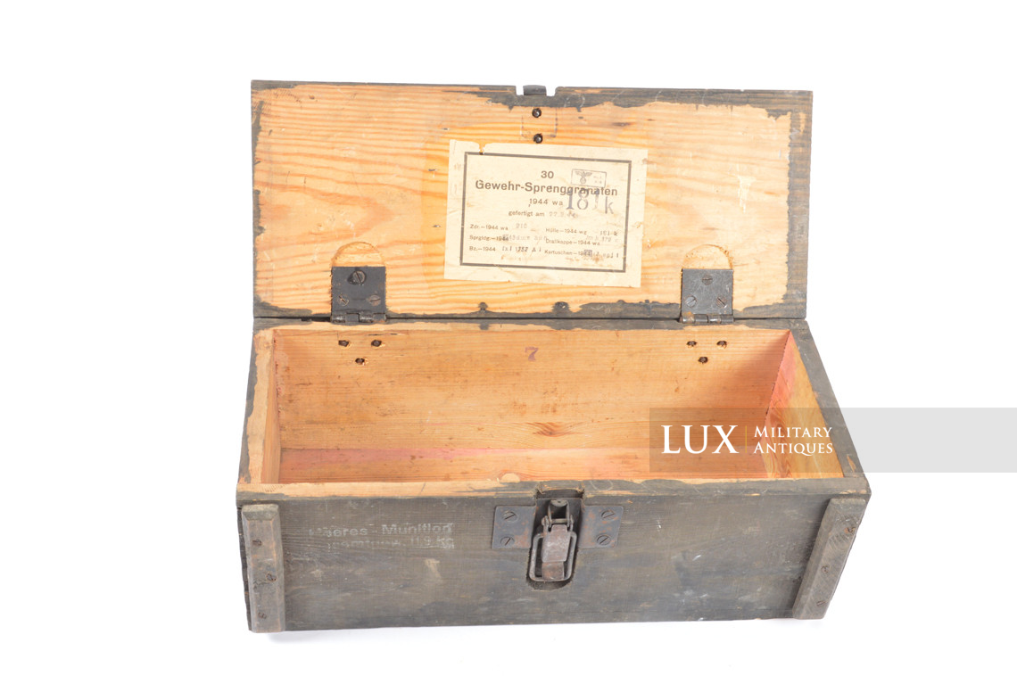 Caisse allemande pour 30 grenades à fusil, « Sprenggranadten/ 1944 » - photo 16