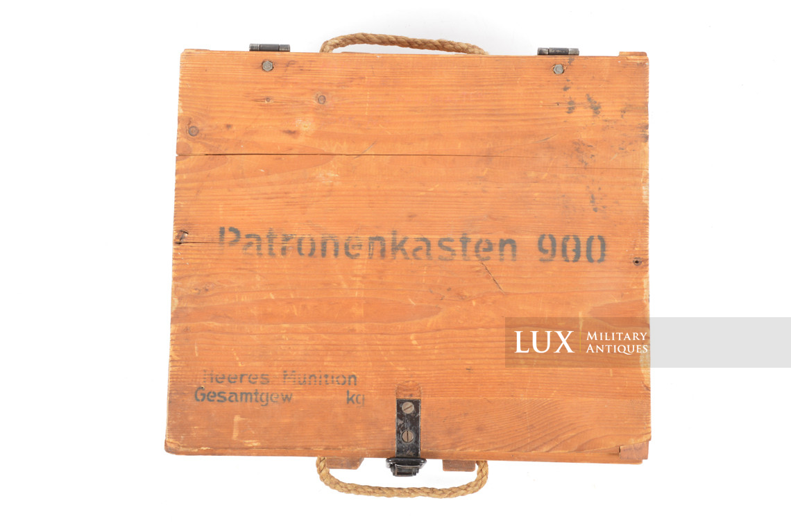 Caisse allemande fin de guerre de 900 cartouches 7,92mm, « Patronenkasten 900 » - photo 7