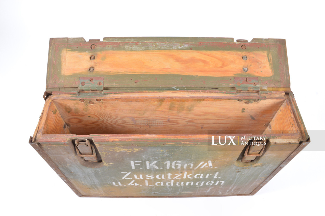 German Feldkanonen 16n/A three-tone camouflage black powder doses case , « 1936 » - photo 23