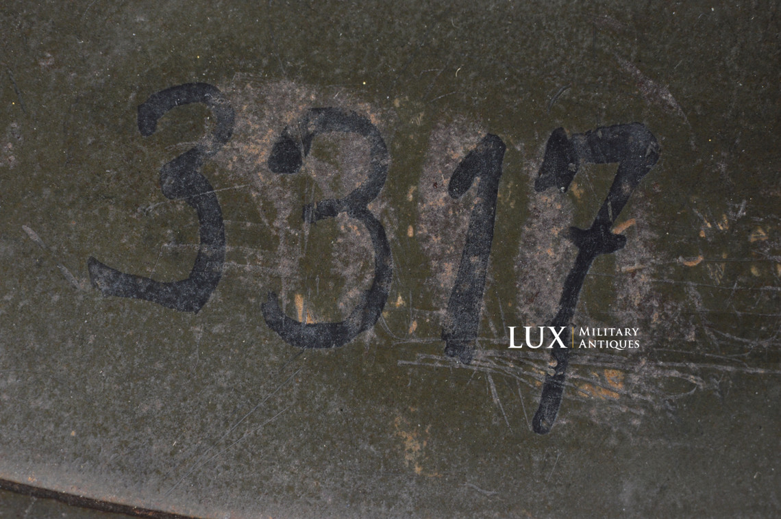 Casque allemand Heer M35 double insigne camouflé sable, « DAK » - photo 49