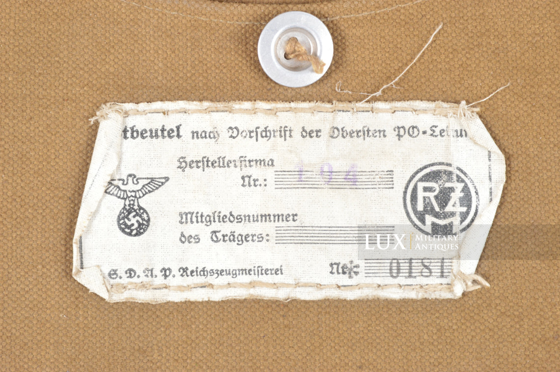 Sac à pain SA / SS précoce, « NSDAP » - photo 11