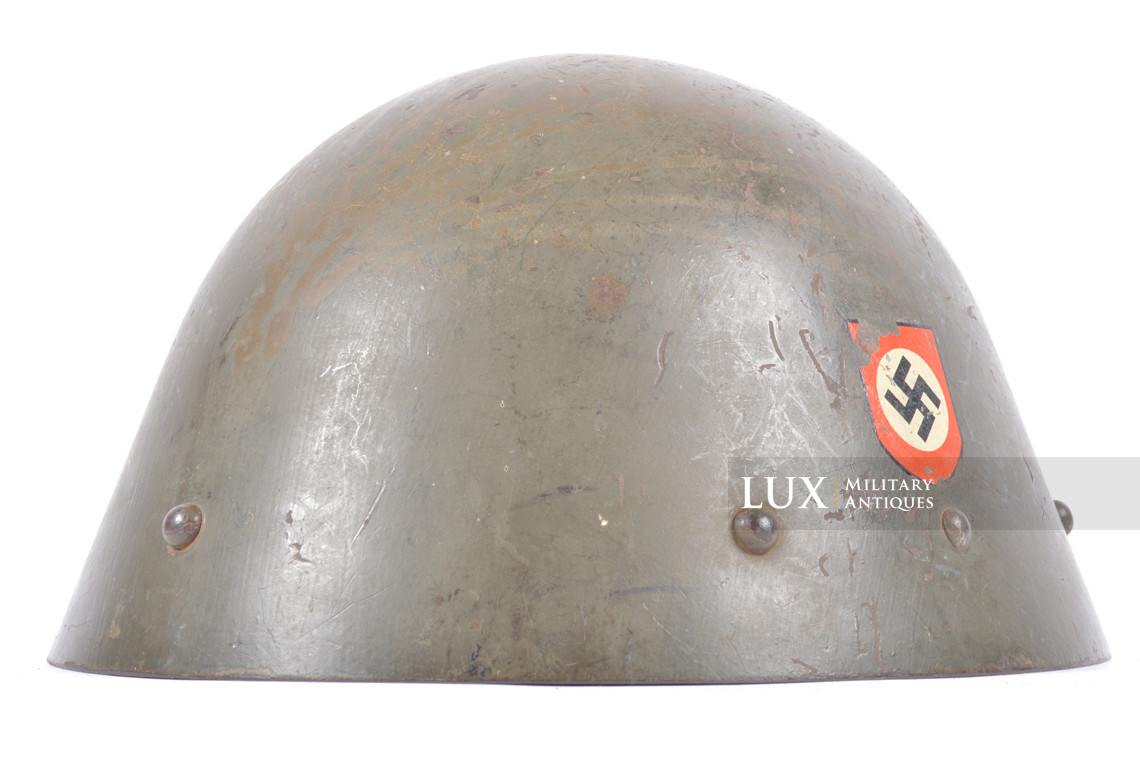 Casque Tchèque M32 Police double insigne - photo 12