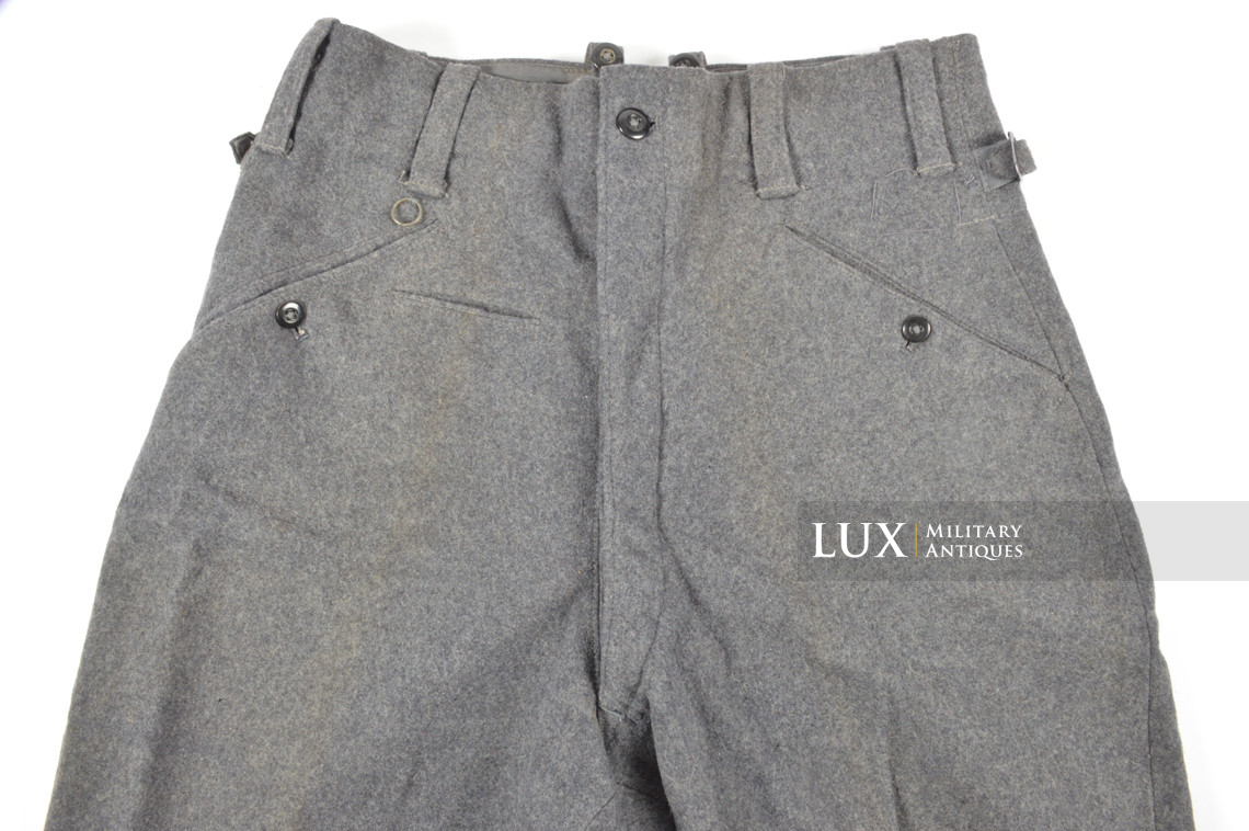 Rare Luftwaffe mid-war set of field combat trousers keilhose, « L.B.A.(S).42 » - photo 14