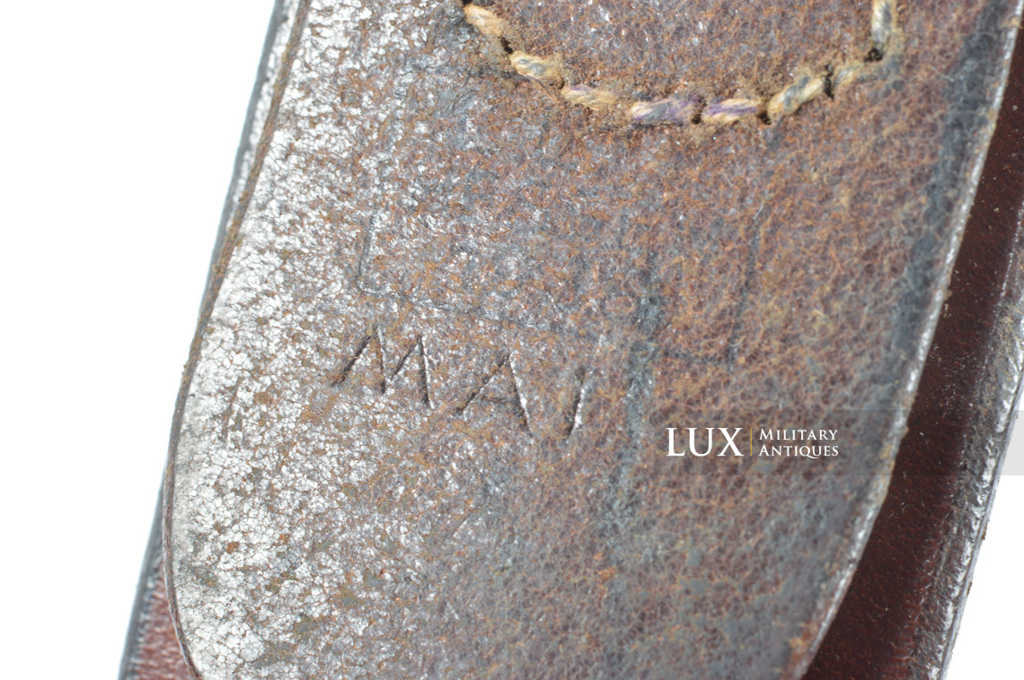Early German leather leather belt, « 1938 » - photo 11