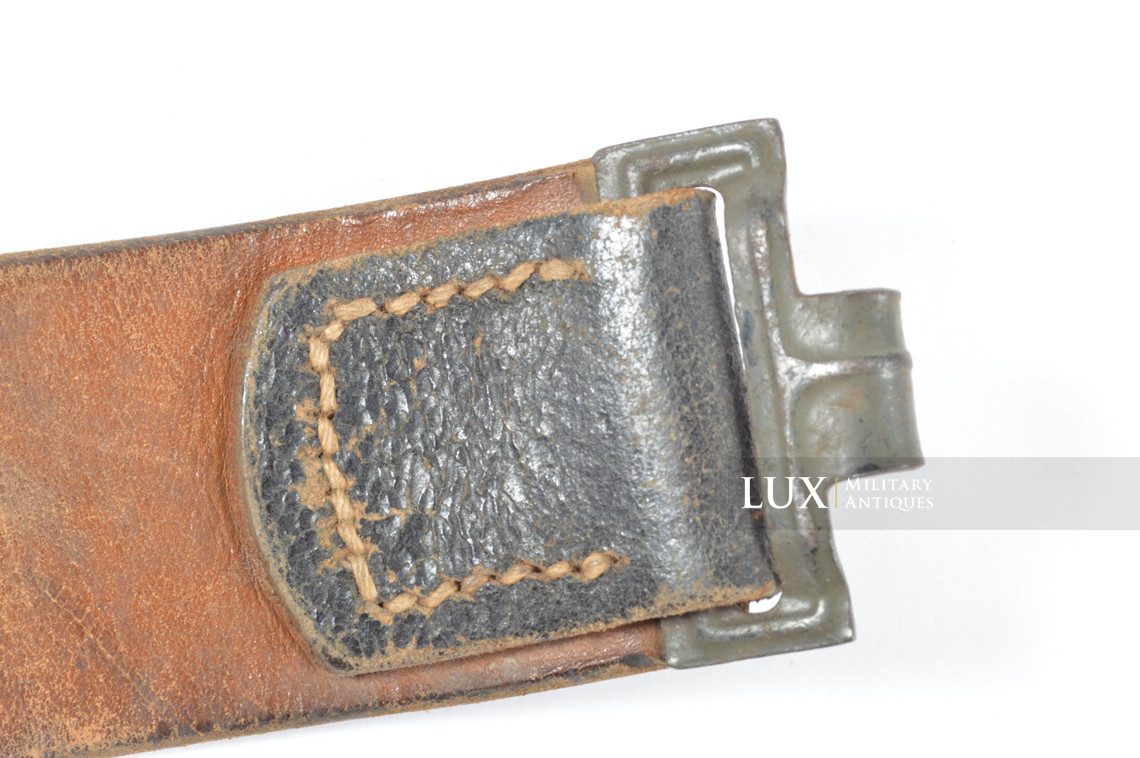 German late-war leather belt, « RBNr - 1943 » - photo 8
