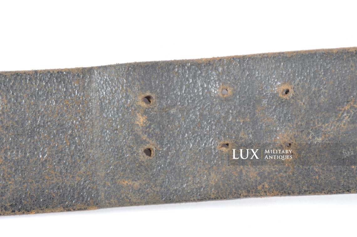 German late-war leather belt, « RBNr - 1943 » - photo 10