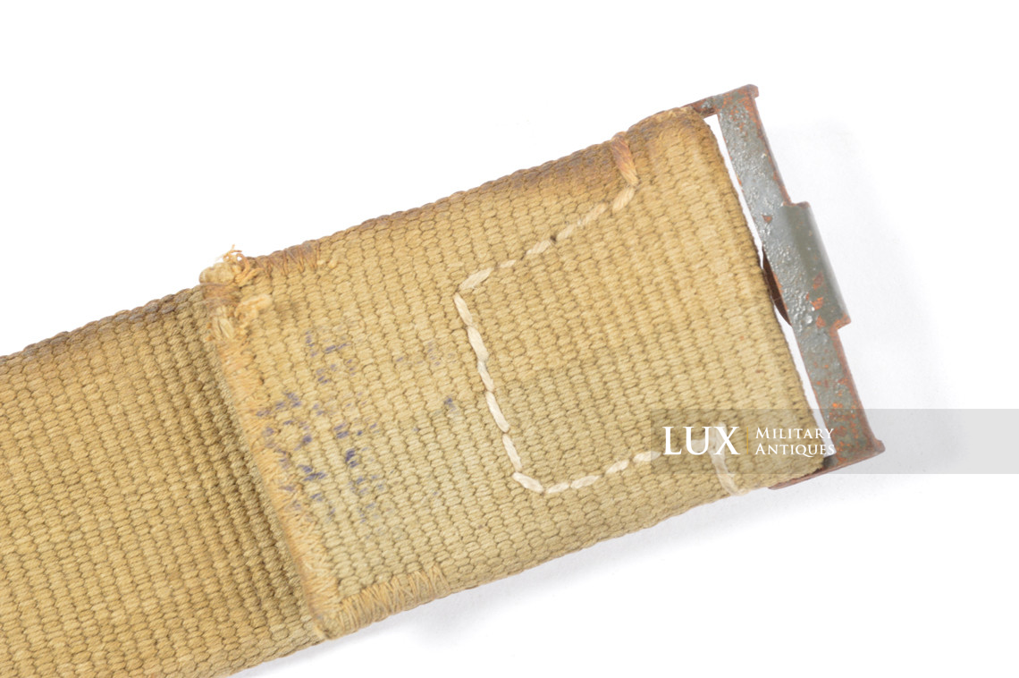 German Heer / Luftwaffe Tropical EM's combat web belt, « 1942 » - photo 8