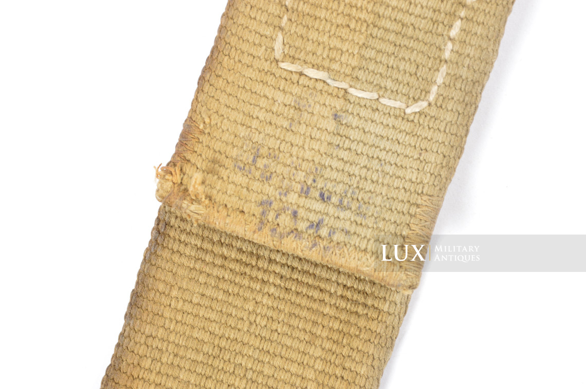 German Heer / Luftwaffe Tropical EM's combat web belt, « 1942 » - photo 9