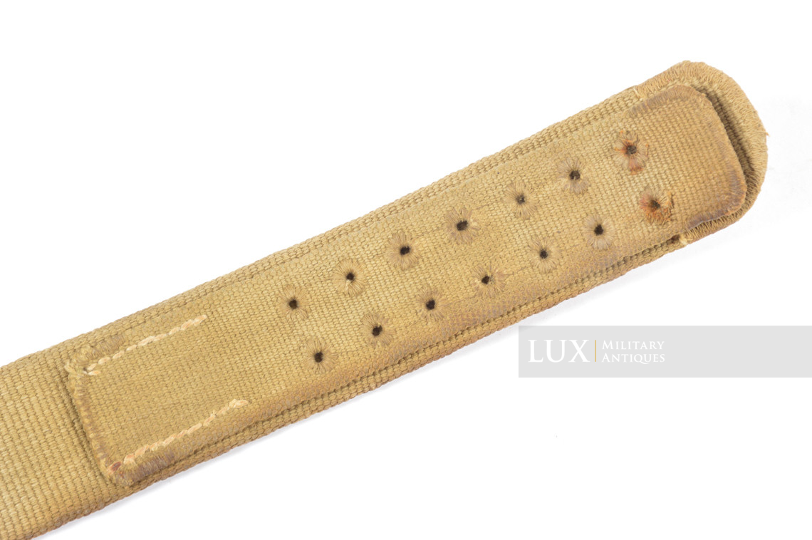 German Heer / Luftwaffe Tropical EM's combat web belt, « 1942 » - photo 12