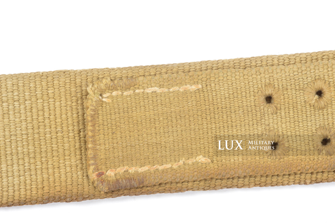 German Heer / Luftwaffe Tropical EM's combat web belt, « 1942 » - photo 13